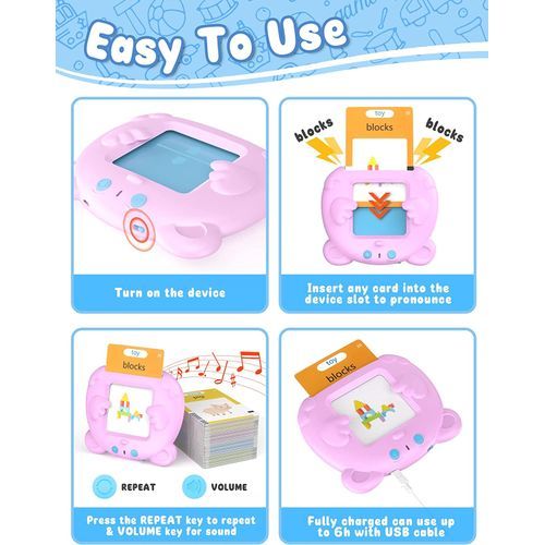 Early Learning Kids Pocket Vocab Talking Flash Cards - Rechargeable - Image 3